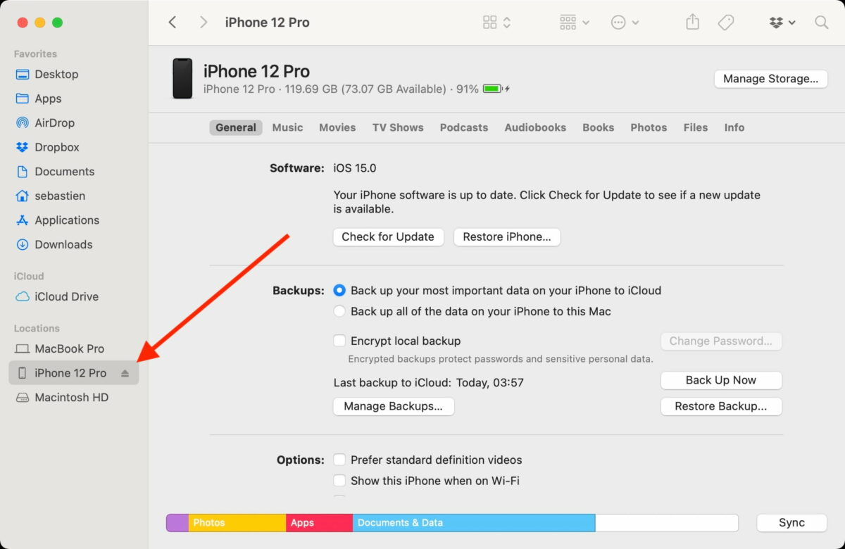 iOS 17から16.6へのダウングレード