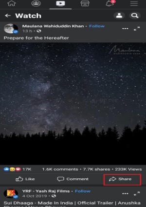 FacebookビデオをWhatsAppと共有する方法