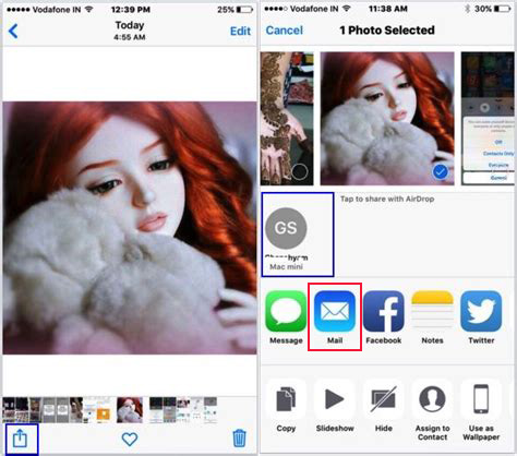 電子メールでBluetoothなしでiPhoneからPCに写真を転送する