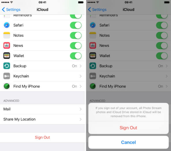 iTunesでパスワードを忘れた場合にiCloudをログアウトする方法