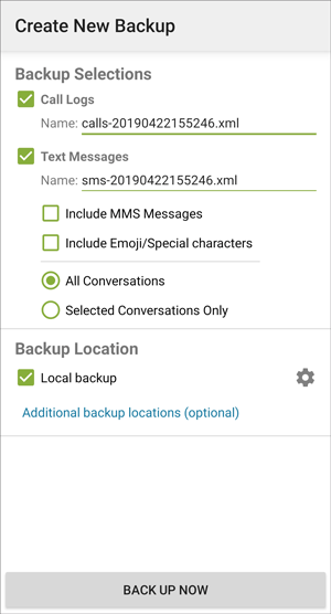 アプリを介してGmailにiPhoneテキストメッセージを同期します