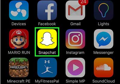 Snapchatの写真を削除します