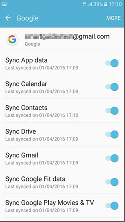 Google SyncでSamsungからHuaweiにデータを転送する方法