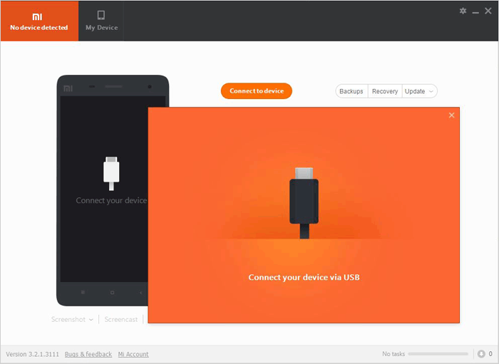 Mi PCスイートでXiaomi電話をバックアップします