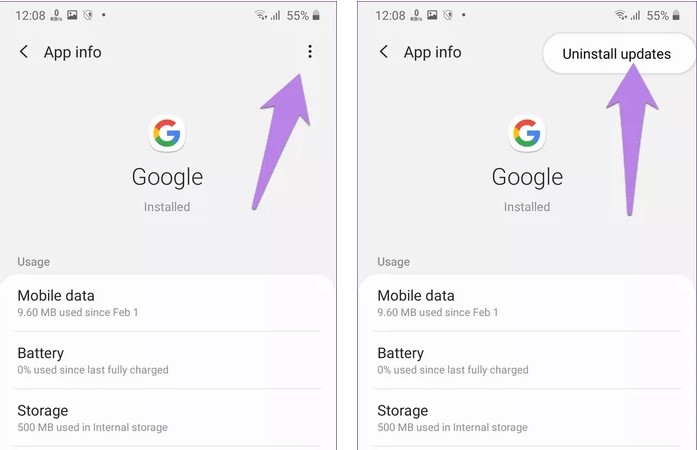 GoogleアップデートをアンインストールしてシステムUIが応答しないエラーを修正します