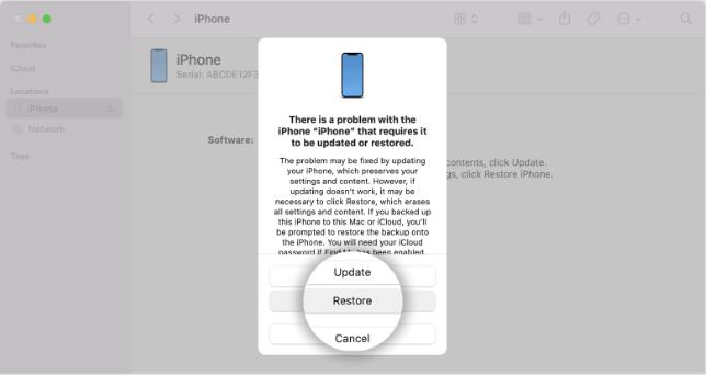 iPhoneを接続して信頼してください