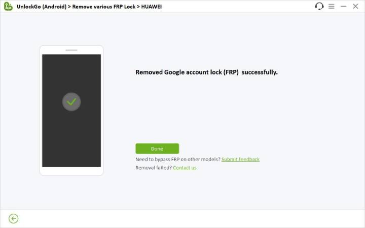 Huawei FRPバイパスに成功しました