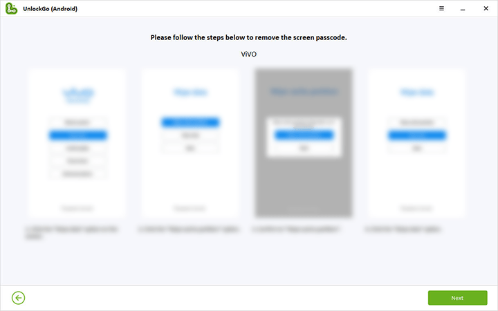 VivoからAndroidロック画面を取り外します