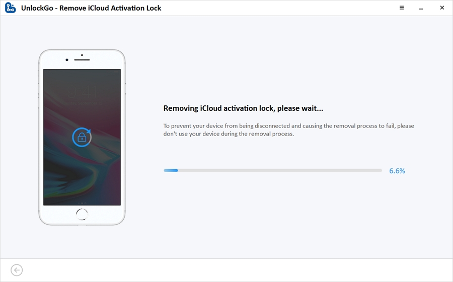 Unlockgoを起動します 