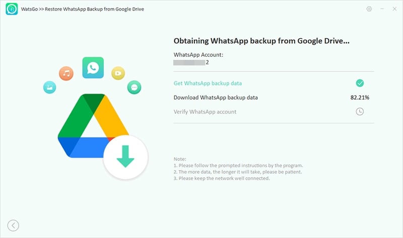 Googleドライブのバックアップ