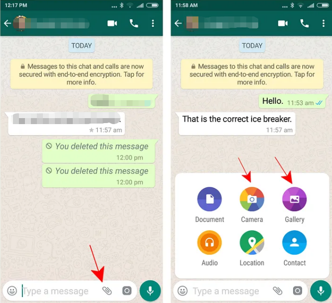 AndroidからiPhoneにビデオを送信します