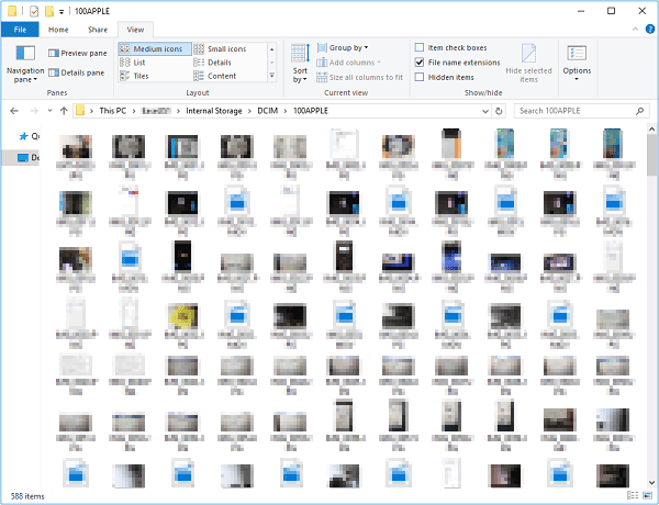 ファイルエクスプローラーを使用してiPadの写真をAndroidに転送する方法