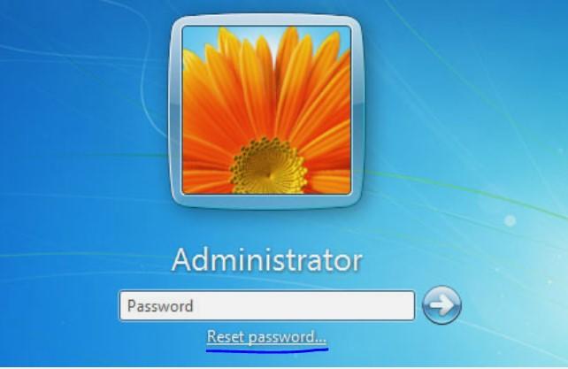 忘れられたWindows 7パスワードをリセットします