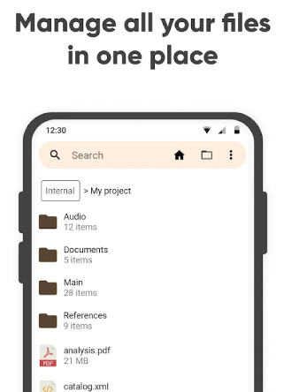 FXファイルエクスプローラーの代替品のようなSimple File Manager